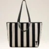 White Cotton Ami De Coeur Shopping Bag