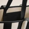 White Cotton Ami De Coeur Shopping Bag
