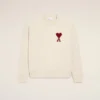 White Cotton Ami De Coeur Sweatshirt