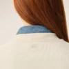 White Cotton Ami De Coeur Sweatshirt