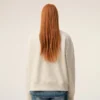 White Cotton Ami De Coeur Sweatshirt