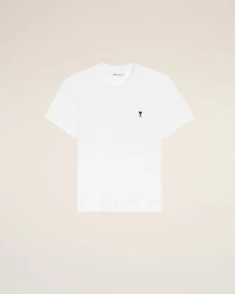 White Cotton Ami De Coeur T-Shirt