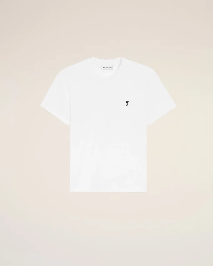 White Cotton Ami De Coeur T-Shirt White Cotton Ami De Coeur T-Shirt
