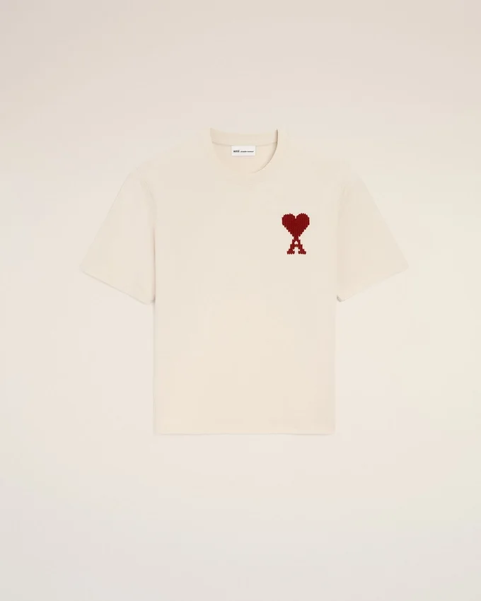 White Cotton Ami De Coeur T-Shirt White Cotton Ami De Coeur T-Shirt
