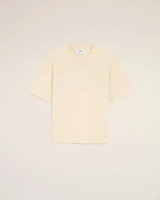 white cotton ami de coeur t shirt 1 4 330x413 - White Cotton Ami De Coeur T-Shirt