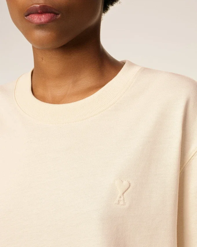 White Cotton Ami De Coeur T-Shirt White Cotton Ami De Coeur T-Shirt