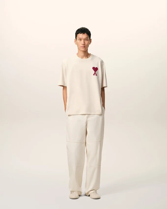 White Cotton Ami De Coeur T-Shirt White Cotton Ami De Coeur T-Shirt