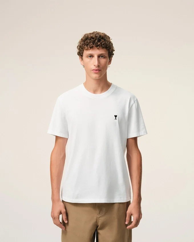 White Cotton Ami De Coeur T-Shirt White Cotton Ami De Coeur T-Shirt