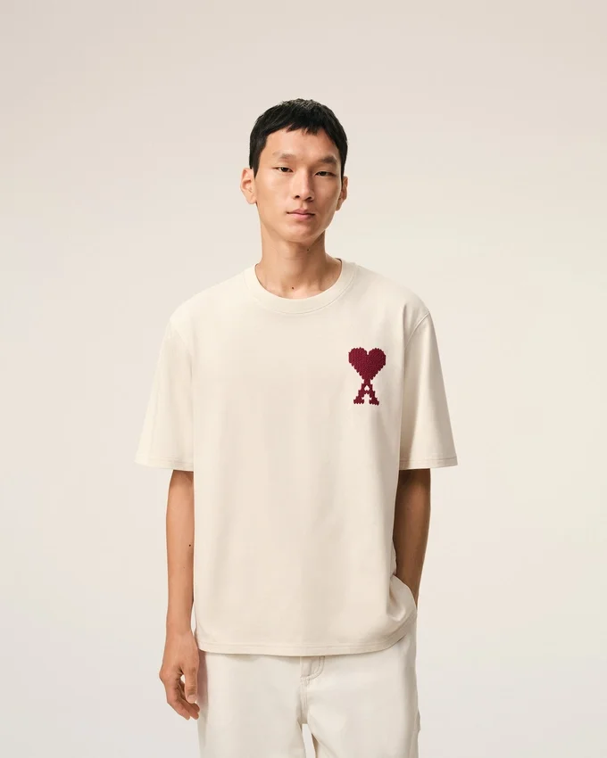 White Cotton Ami De Coeur T-Shirt White Cotton Ami De Coeur T-Shirt