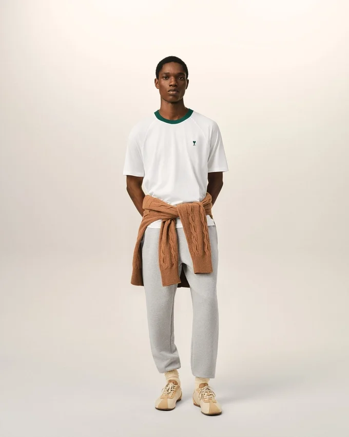 White Cotton Ami De Coeur T-Shirt White Cotton Ami De Coeur T-Shirt