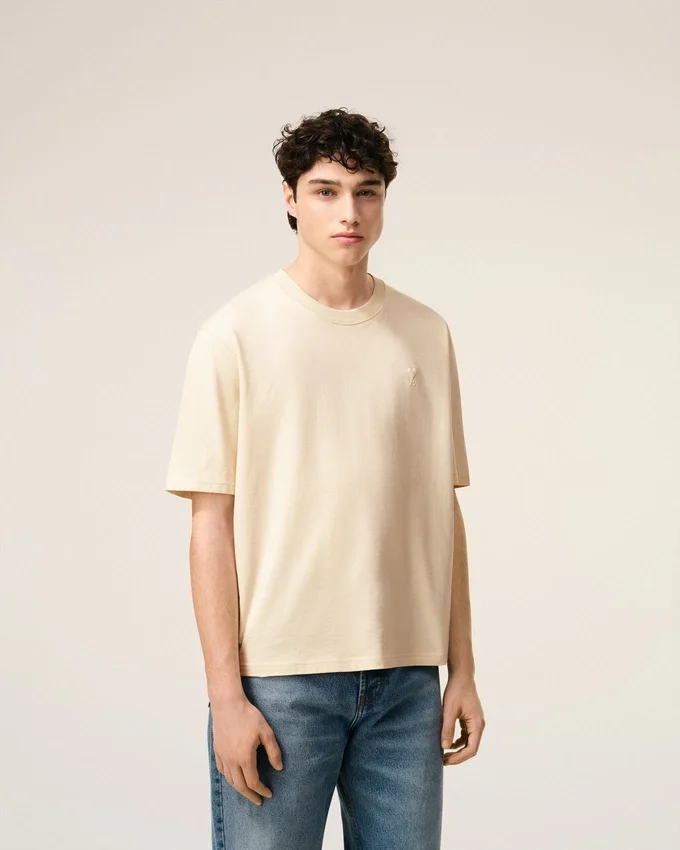White Cotton Ami De Coeur T-Shirt White Cotton Ami De Coeur T-Shirt