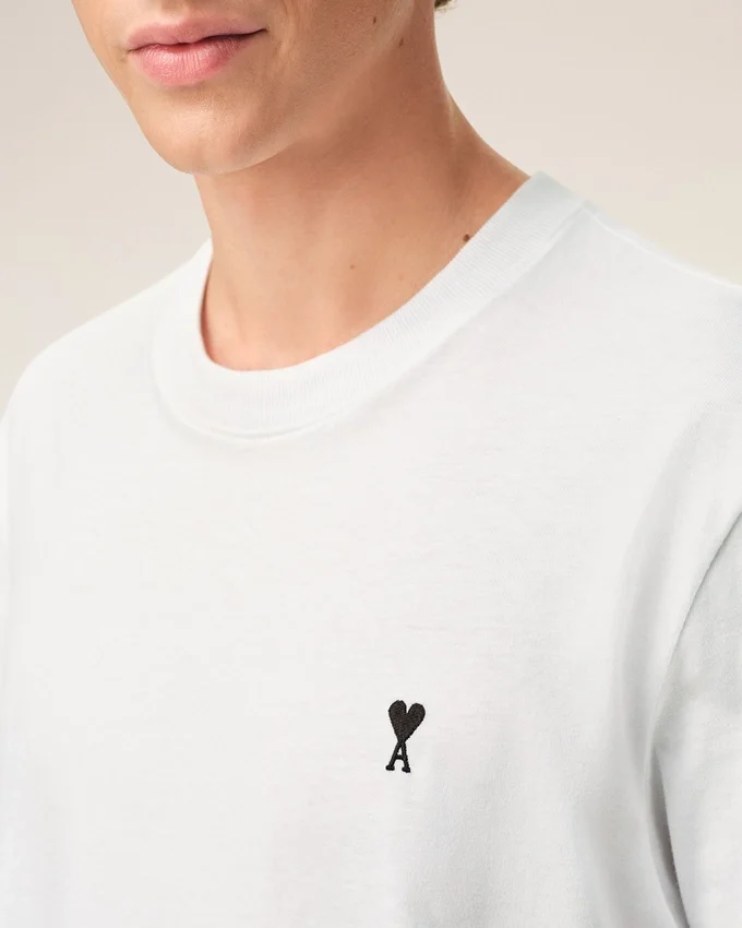 White Cotton Ami De Coeur T-Shirt White Cotton Ami De Coeur T-Shirt