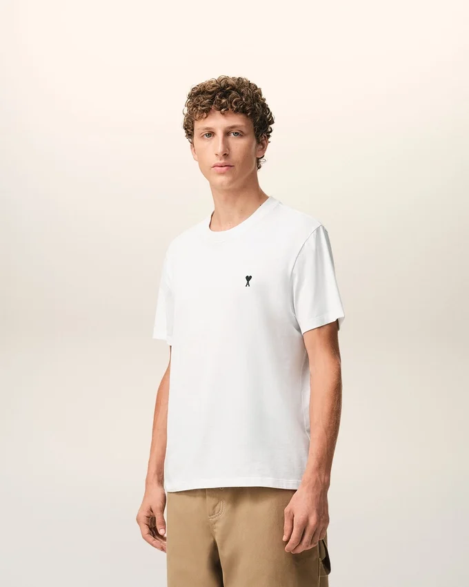 White Cotton Ami De Coeur T-Shirt White Cotton Ami De Coeur T-Shirt