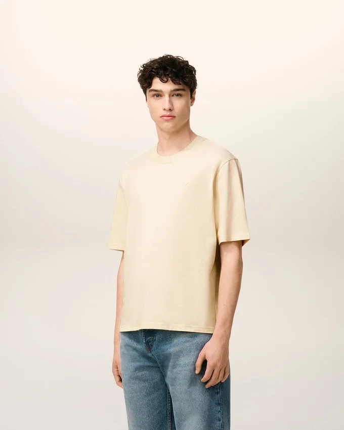 White Cotton Ami De Coeur T-Shirt White Cotton Ami De Coeur T-Shirt