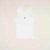 White Cotton Ami De Coeur Tanktop White Cotton Ami De Coeur Tanktop