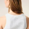 White Cotton Ami De Coeur Tanktop White Cotton Ami De Coeur Tanktop