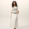 White Cotton Ami Paris Print T-Shirt White Cotton Ami Paris Print T-Shirt
