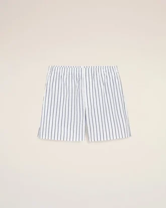 white cotton elasticated shorts 1 330x413 - White Cotton Elasticated Shorts