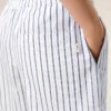 White Cotton Elasticated Shorts