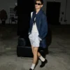 White Cotton Elasticated Shorts