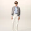 White Cotton Large Fit Jeans White Cotton Large Fit Jeans