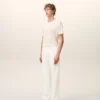 White Cotton Large Fit Jeans White Cotton Large Fit Jeans