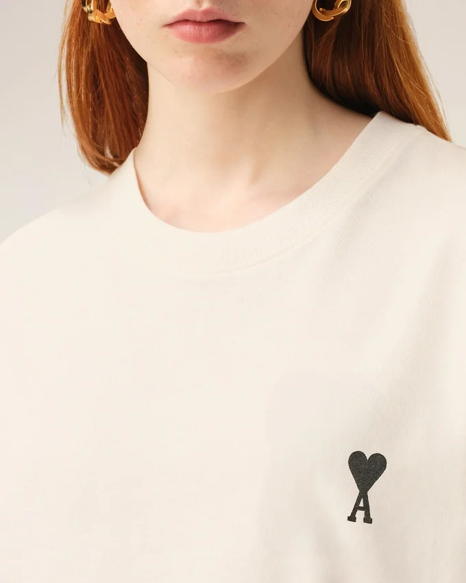 White Cotton Place Des Victoires Print T-Shirt White Cotton Place Des Victoires Print T-Shirt
