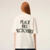 White Cotton Place Des Victoires Print T-Shirt White Cotton Place Des Victoires Print T-Shirt