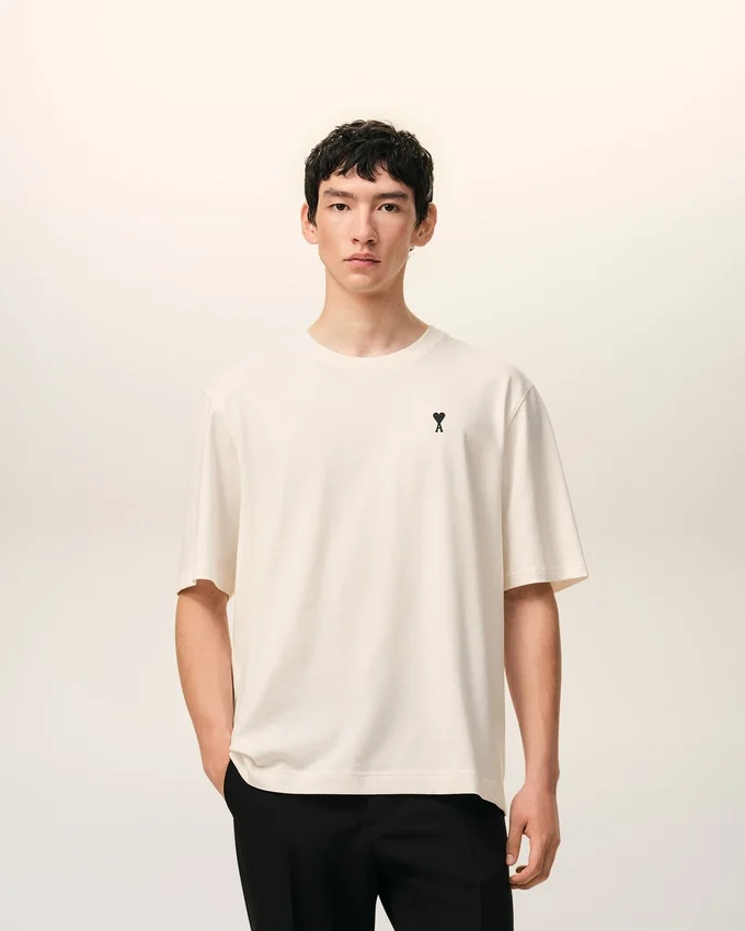 White Cotton Place Des Victoires Print T-Shirt White Cotton Place Des Victoires Print T-Shirt