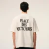 White Cotton Place Des Victoires Print T-Shirt White Cotton Place Des Victoires Print T-Shirt