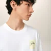 White Cotton Post It “Je T’aime” T-Shirt White Cotton Post It “Je T’aime” T-Shirt