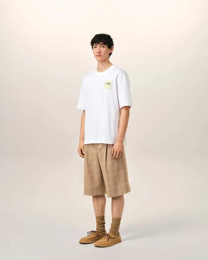 White Cotton Post It “Je T’aime” T-Shirt White Cotton Post It “Je T’aime” T-Shirt
