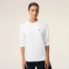 White Cotton Red Ami De Coeur Longlseeves Tshirt