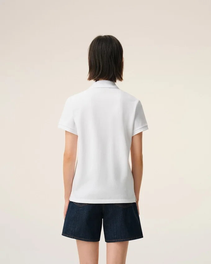 White Cotton Red Ami De Coeur Polo Shirt White Cotton Red Ami De Coeur Polo Shirt