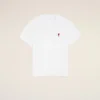 White Cotton Red Ami De Coeur Tshirt White Cotton Red Ami De Coeur Tshirt