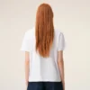 White Cotton Red Ami De Coeur Tshirt White Cotton Red Ami De Coeur Tshirt