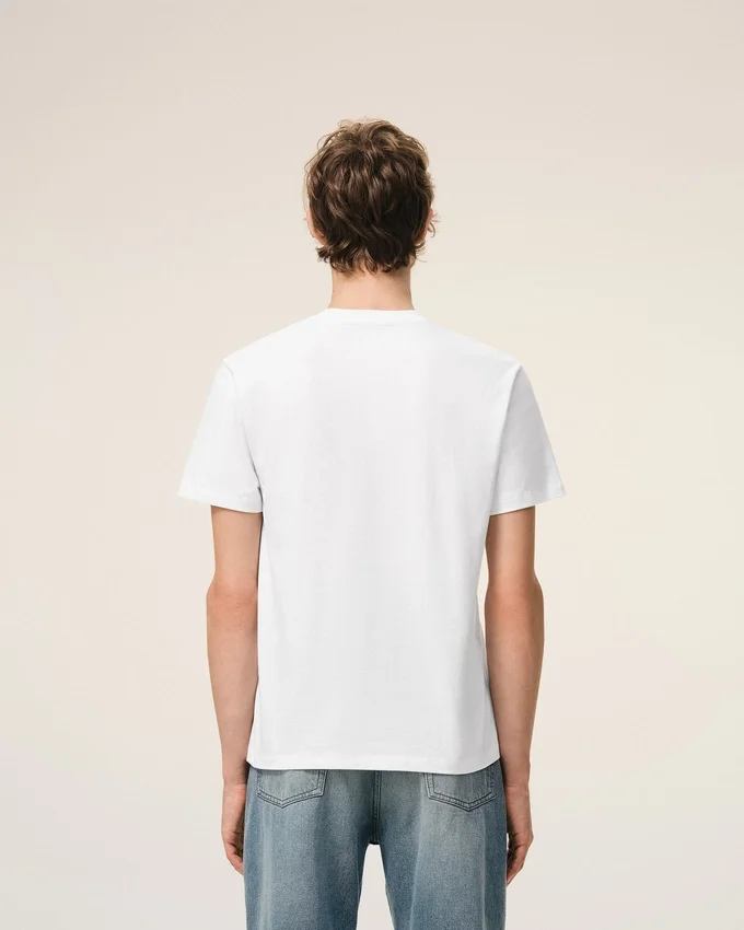 White Cotton Red Ami De Coeur Tshirt White Cotton Red Ami De Coeur Tshirt