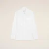 White Cotton Sharp Collar Fitted Shirt White Cotton Sharp Collar Fitted Shirt