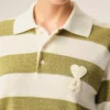 White Cotton Short Sleeves Ami De Coeur Polo White Cotton Short Sleeves Ami De Coeur Polo