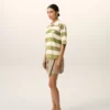White Cotton Short Sleeves Ami De Coeur Polo White Cotton Short Sleeves Ami De Coeur Polo