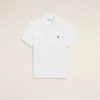 White Cotton Short Sleeves Ami De Coeur Polo Shirt White Cotton Short Sleeves Ami De Coeur Polo Shirt