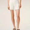 White Cotton Shorts with Ami Paris Heritage Label White Cotton Shorts with Ami Paris Heritage Label