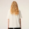 White Cotton Signature Print T-Shirt