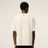 White Cotton Signature Print T-Shirt