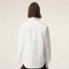 White Cotton Tailor Embroidered Ami De Coeur Shirt