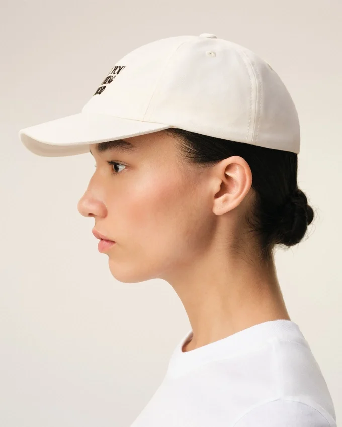 White Cotton Thank You for Being a Friend Embroidery Cap White Cotton Thank You for Being a Friend Embroidery Cap
