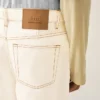 White Cotton Wide Fit Shorts