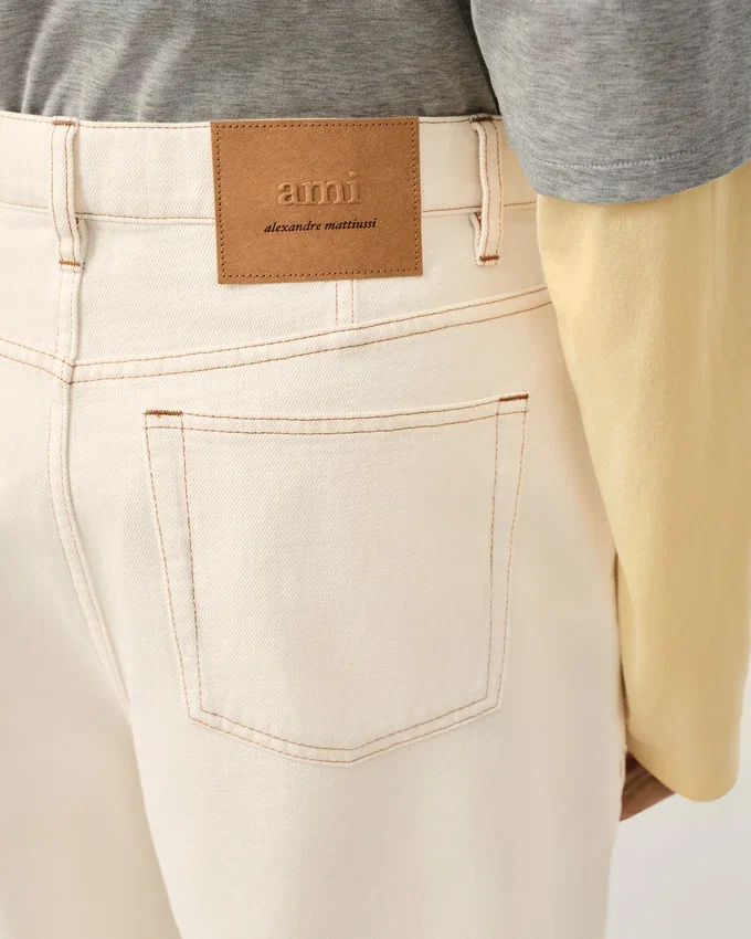White Cotton Wide Fit Trousers White Cotton Wide Fit Trousers