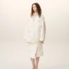 White Cotton Worker Jacket