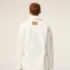 White Cotton Worker Jacket